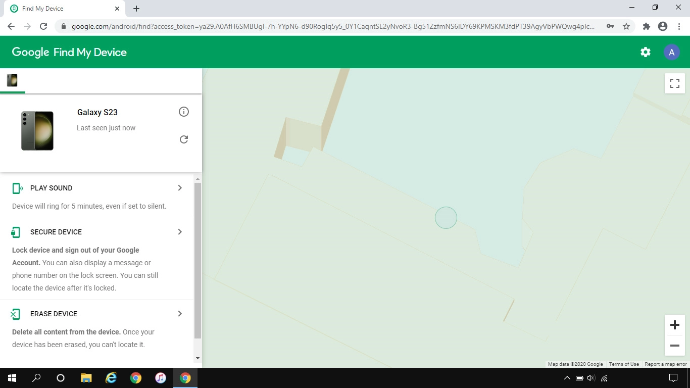Click the required device.