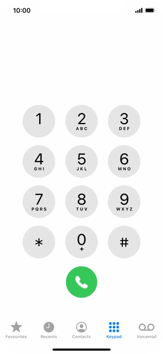 Press Keypad.