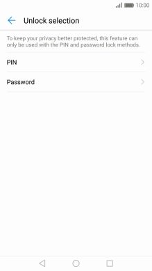 Press the required phone lock code and follow the instructions on the screen to create an additional phone lock code.