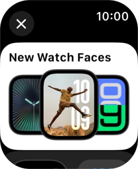 Turn the Digital Crown to see the different watch faces.