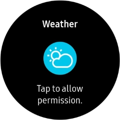 Slide your finger left to see more widgets.