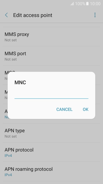 Key in 03 and press OK.