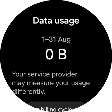 The total data usage is displayed.