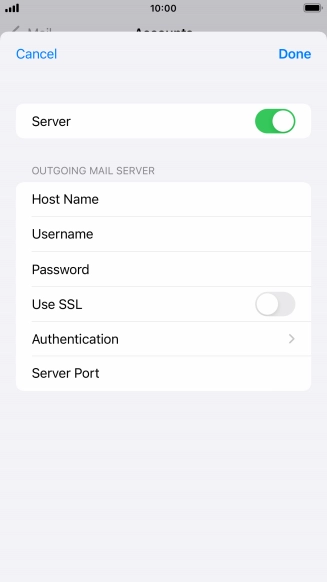 Press Authentication.