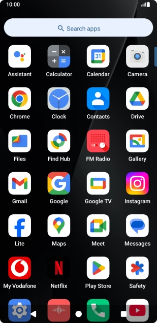 Press Gallery and go to the required folder.