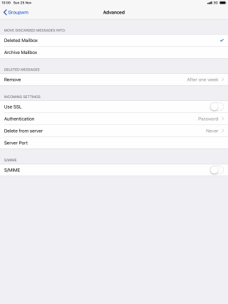 Press Authentication.
