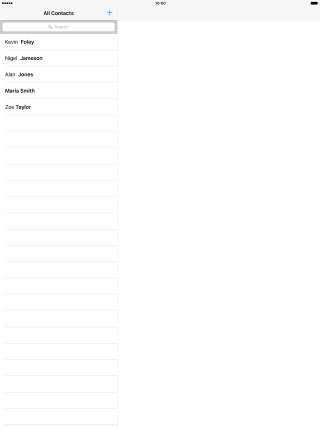 Press the new contact icon.