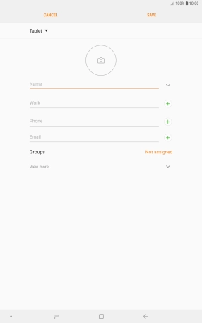 Press the address book drop down list.