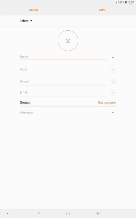 Press the address book drop down list.