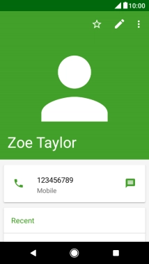 Press the Home key to return to the home screen.
