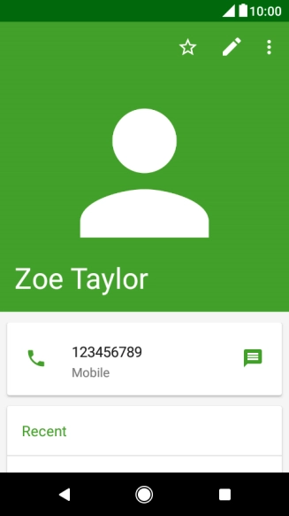 Press the Home key to return to the home screen.