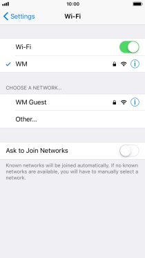 Press the Home key to return to the home screen.