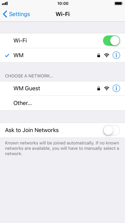 Press the Home key to return to the home screen.