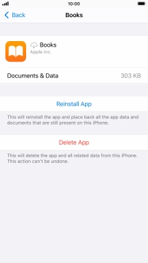 Press the Home key to return to the home screen.