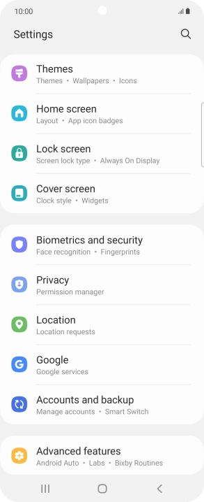 Press Biometrics and security.