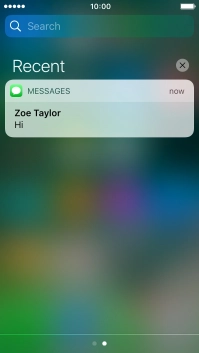 Press the required notification and follow the instructions on the screen to use the selected function.
