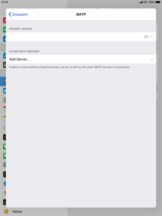 Press the field below 