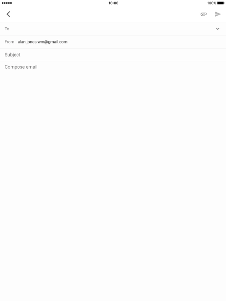 Press the search field and key in the first letters of the recipient's name.