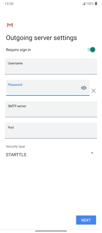 Press the field below 