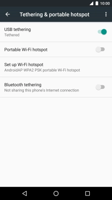 Press the Home key to return to the home screen.