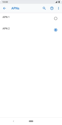 Press the Home key to return to the home screen.