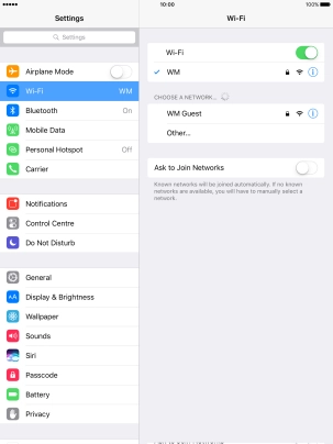 Press the Home key to return to the home screen.