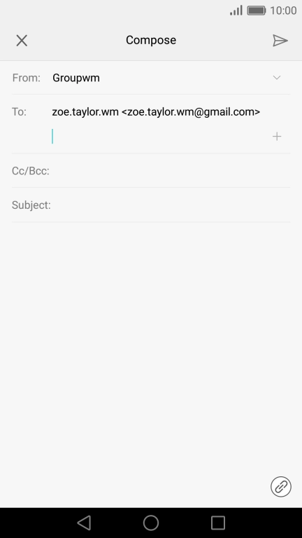 Press the field next to 