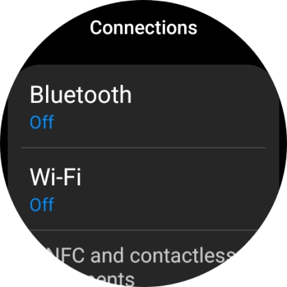 Press Bluetooth.