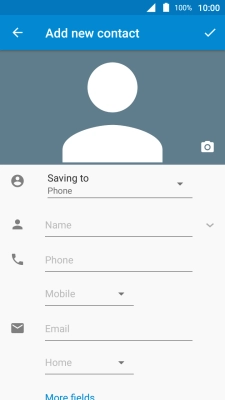 Press the address book drop down list.