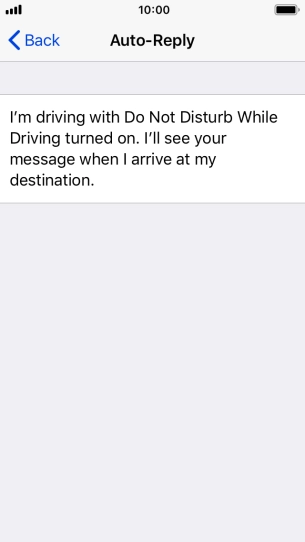 Press the Home key to return to the home screen.