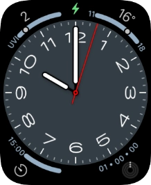 When the battery charging icon is displayed, the battery is charging.