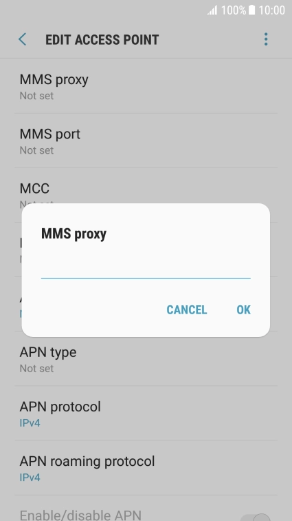 Key in 10.202.002.060 and press OK.