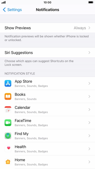 Press Show Previews.