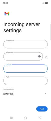 Press the field below 