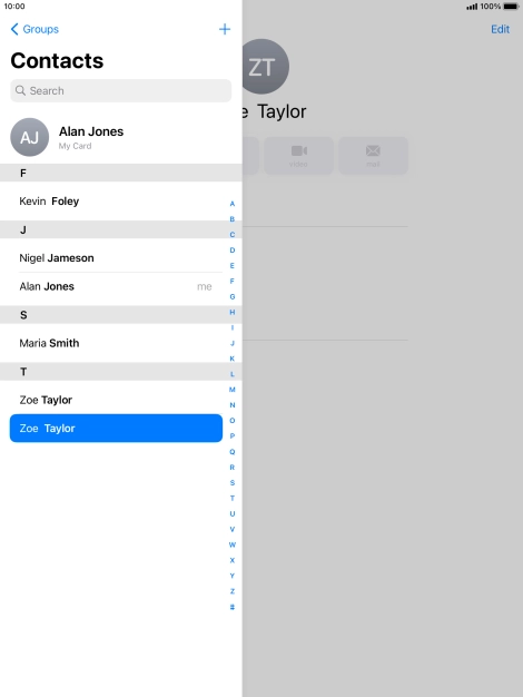 Press the Home key to return to the home screen.