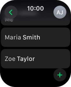 Press the required contact.