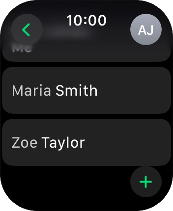 Press the required contact.