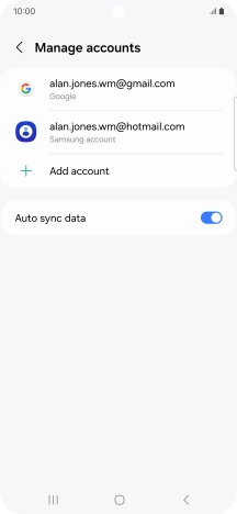 Press the Home key to return to the home screen.