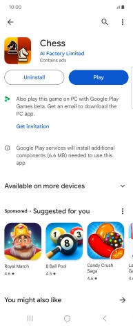 Press the Home key to return to the home screen.