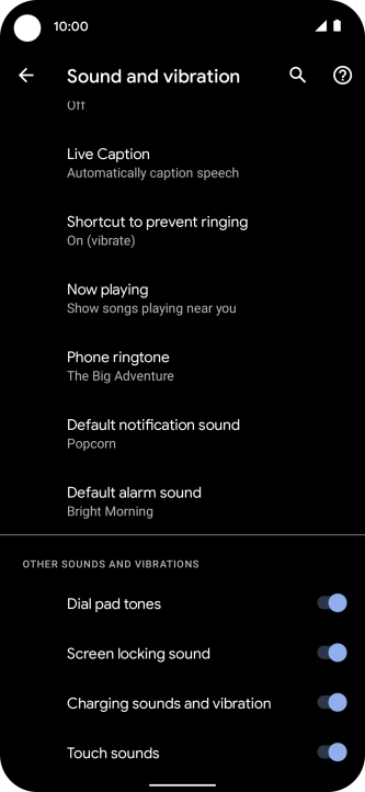 Press Phone ringtone.