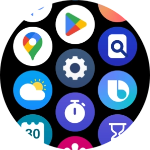 Press the Google Maps icon.