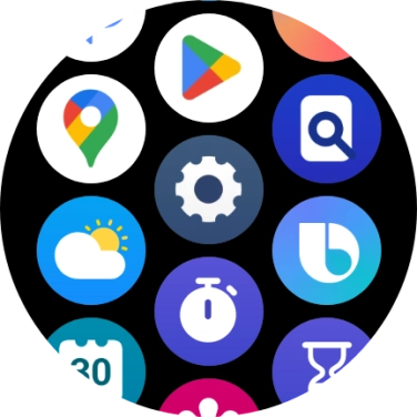 Press the Google Maps icon.