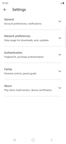 Press Network preferences.