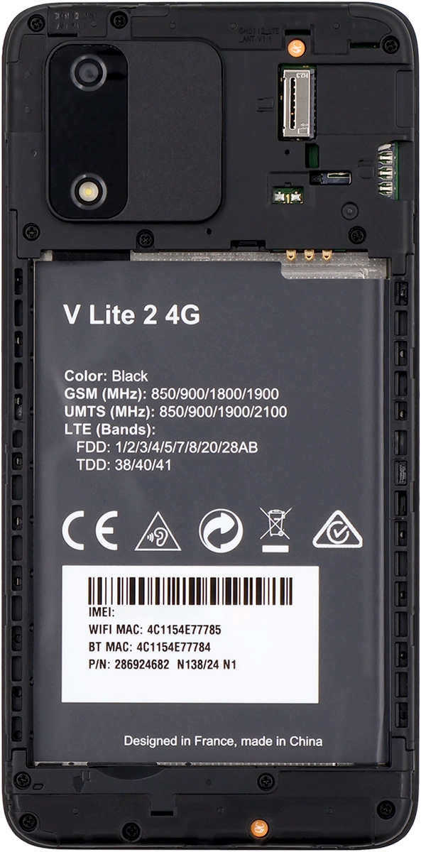 Take hold of the bottom of the battery and remove it.