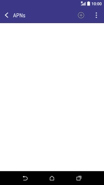 Press the new data connection icon.