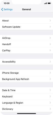 Press Accessibility.