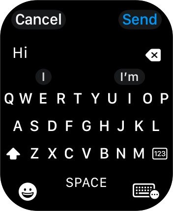 Press the input icon.