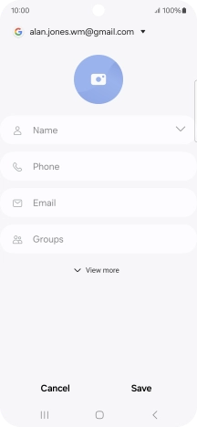 Press Name and key in the required name.