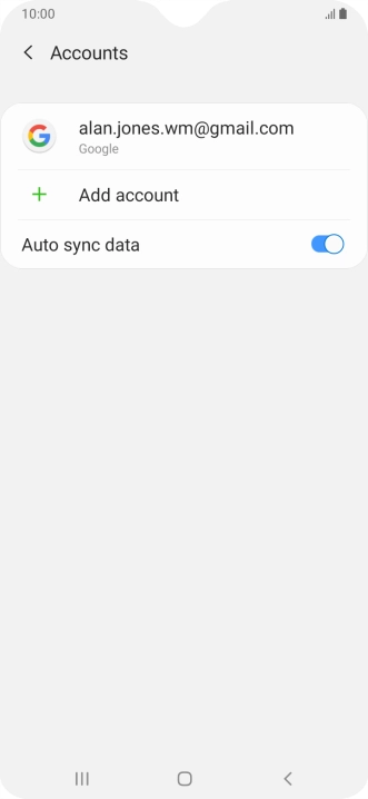 Press the Home key to return to the home screen.