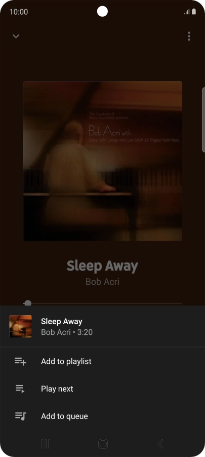 Press Add to playlist.